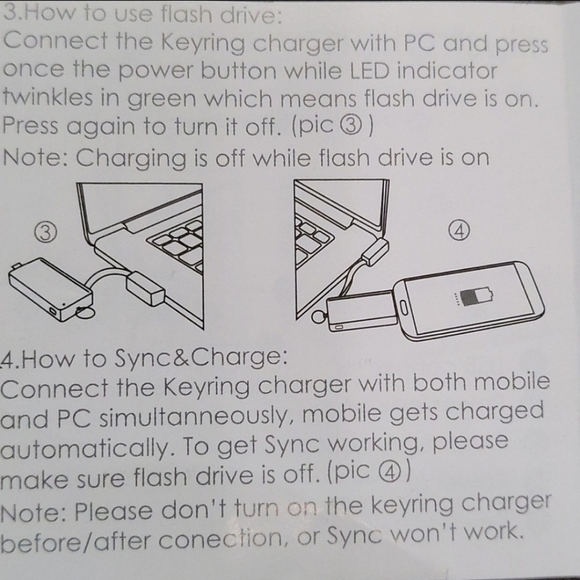 3 IN 1 Portable Keychain Power Bank - Picture 11 of 12